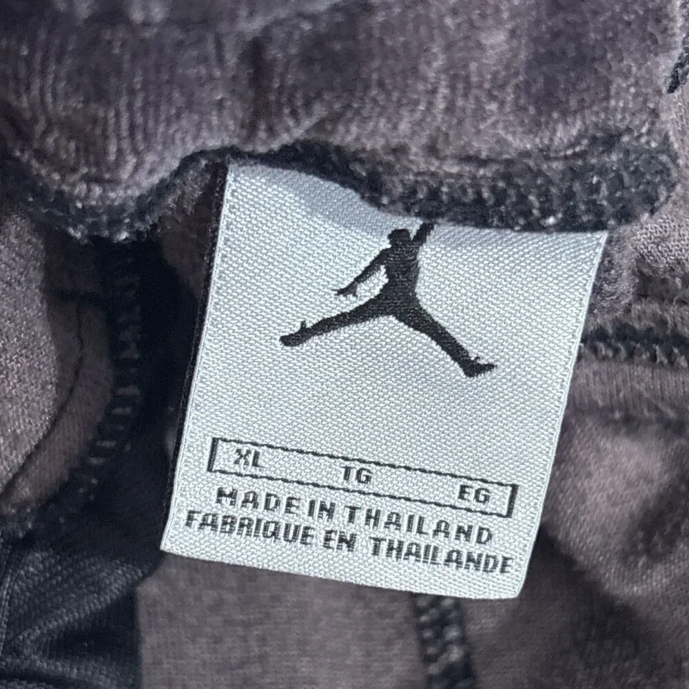 Vintage Y2K Jordan Velour Track Pants Mens XL Joggers Jumpman Gray Brown
